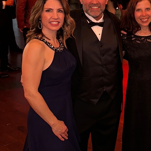 Eliza J from Nordstrom full length evening gown-Royal Blue - Picture 6 of 12